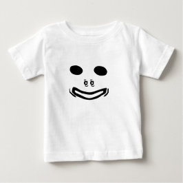 笑顔の顔 ベビーTシャツ