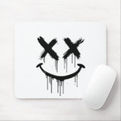 笑顔の顔 マウスパッド (マウス)