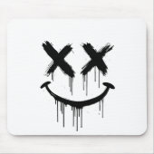 笑顔の顔 マウスパッド (正面)