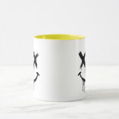 笑顔の顔 マグカップ (中央)