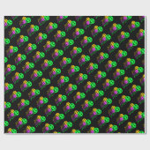 笑顔の顔 ラッピングペーパー (フラット)