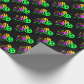 笑顔の顔 ラッピングペーパー (角)