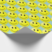 笑顔の顔 ラッピングペーパー (角)