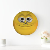 笑顔の顔 ラージ壁時計 (ホーム)