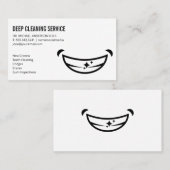 笑顔の顔 名刺 (正面/裏面)