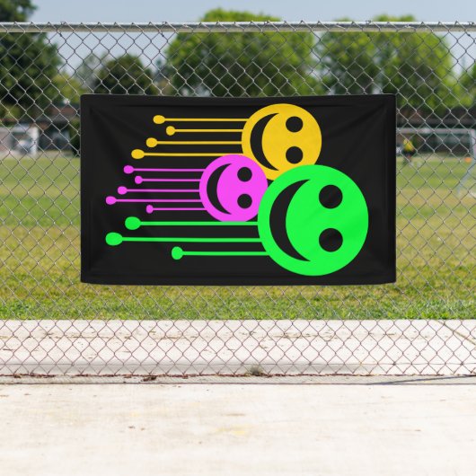 笑顔の顔 横断幕 (インサイチュ)