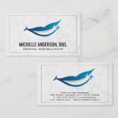 笑顔の顔 |歯科 名刺 (正面/裏面)