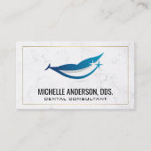 笑顔の顔 |歯科 名刺 (正面)