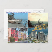 笑顔の顔、美しい場所 ポストカード (正面/裏面)