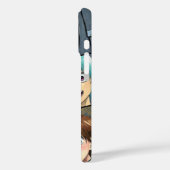 笑顔の顔、Natasha Usによるマンガ Case-Mate iPhoneケース (裏面 / 左)