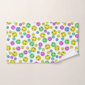 笑顔の顔B バスタオルセット (ハンドタオル)