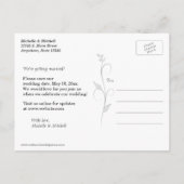 笑顔の馬はがきを保存 案内ポストカード (裏面)