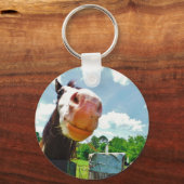 笑顔の馬 キーホルダー (正面)