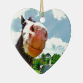 笑顔の馬 セラミックオーナメント (右)