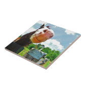 笑顔の馬 タイル (側面)