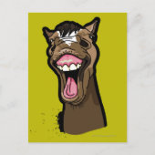 笑顔の馬 ポストカード (正面)