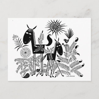 笑顔の馬 ポストカード