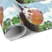 笑顔の馬 ラッピングペーパー (ロールコーナー)