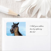 笑顔の馬 ラベル (インサイチュ)