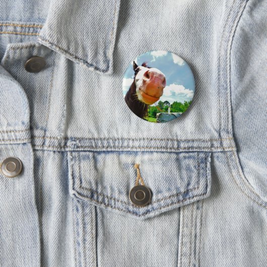 笑顔の馬 缶バッジ (インサイチュ)