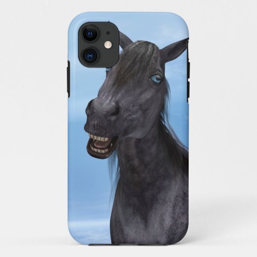 笑顔の馬 Case-Mate iPhoneケース (裏面)