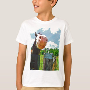 笑顔の馬 Tシャツ