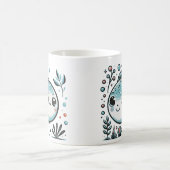 笑顔の魚のマグカップ コーヒーマグカップ (中央)