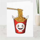 笑顔の麺 カード (正面)
