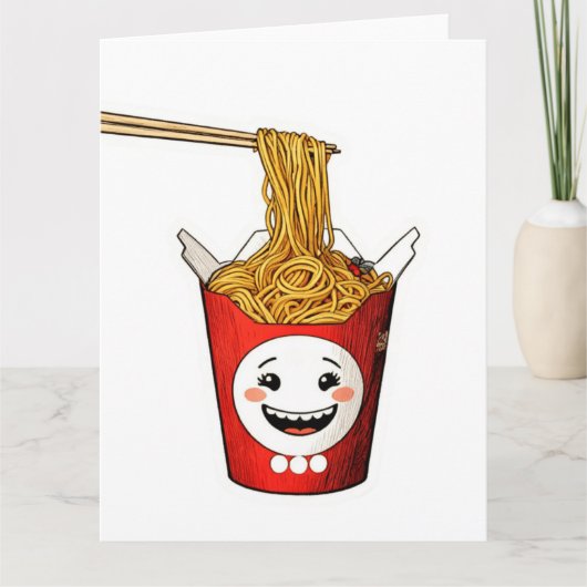 笑顔の麺 カード (正面)