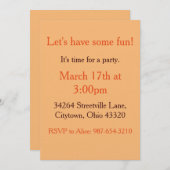 笑顔のS'more 招待状 (正面/裏面)