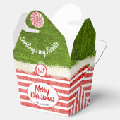 "笑顔は私お気に入りの"クリスマス小妖精や小人おもしろい引用文 フェイバーボックス (オープン)