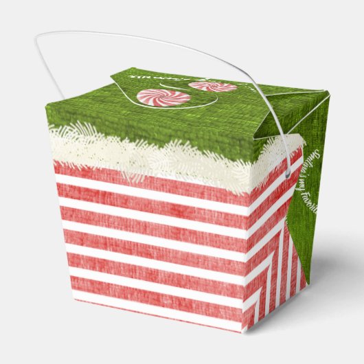 "笑顔は私お気に入りの"クリスマス小妖精や小人おもしろい引用文 フェイバーボックス (裏面サイド)