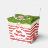 "笑顔は私お気に入りの"クリスマス小妖精や小人おもしろい引用文 フェイバーボックス (正面サイド)