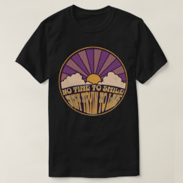 笑顔を作る暇なんてない - なんとか生きてるだけ Tシャツ