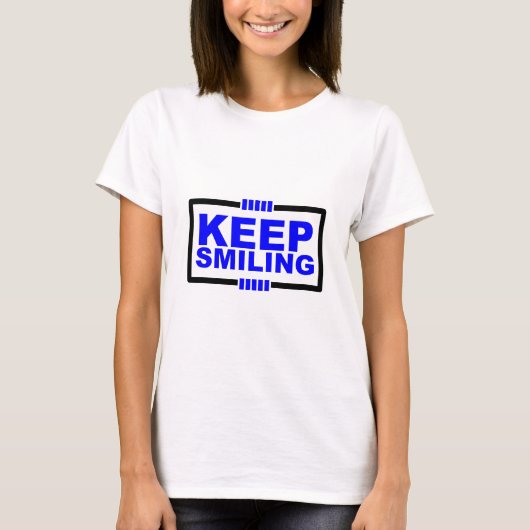 笑顔を絶やさない Tシャツ (正面)