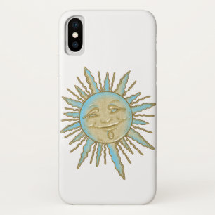 笑顔アステカの太陽顔 電話ケース iPhone X ケース