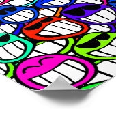 笑顔カッコいいの顔 ポスター (角)