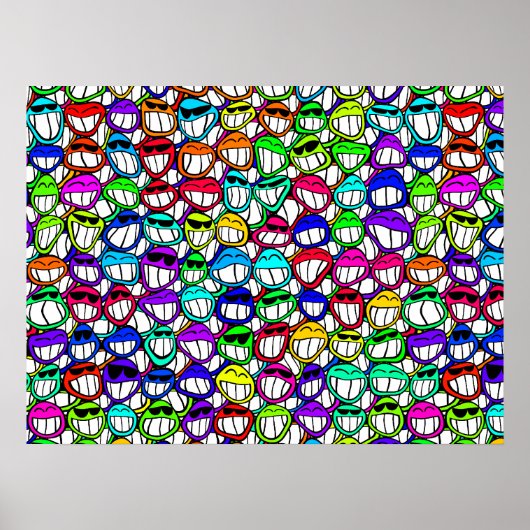 笑顔カッコいいの顔 ポスター (正面)