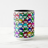 笑顔カッコいいの顔 マグカップ (中央)