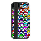 笑顔カッコいい顔グループ+アイディア INCIPIO iPhoneウォレットケース (フォリオ裏面)