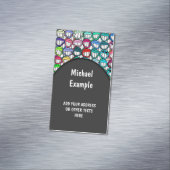 笑顔カッコいい顔グループII +アイディア マグネット名刺 (インサイチュ)