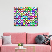 笑顔カッコいい顔群 キャンバスプリント (インサイチュ (リビング))