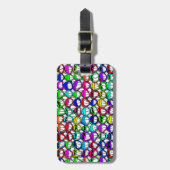 笑顔カッコいい顔群 ラゲッジタグ (正面縦)