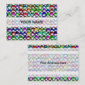 笑顔カッコいい顔群 名刺 (正面/裏面)