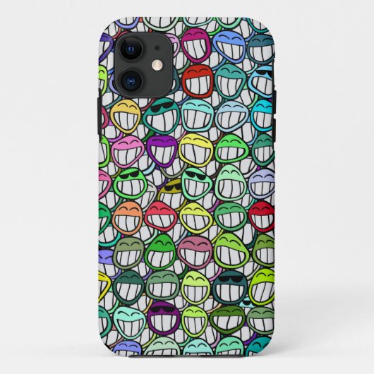 笑顔カッコいい顔群 Case-Mate iPhoneケース (裏面)
