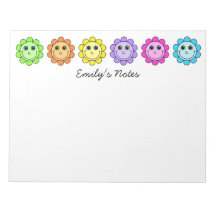 笑顔カラフルの花顔パーソナライズされた