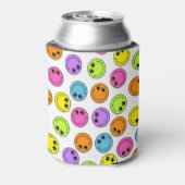 笑顔カラフル絵文字顔 缶クーラー (缶裏面)