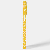 笑顔クールの顔溶融スマイルパターン黄色 Case-Mate iPhoneケース (裏面 / 右)