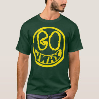 笑顔グランジ顔ゴー遠くに Tシャツ