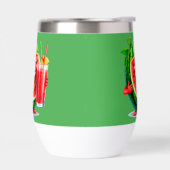 笑顔スイカキャラクター楽しむ (左面)